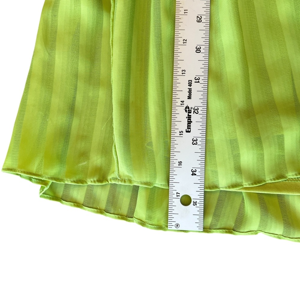 Maison Tara Chloe Apricot Green Mini Dress. Size 8 - Picture 13 of 15